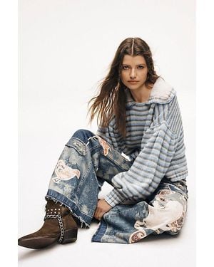 Free People We The Free Aiden Chain Boots - Gray