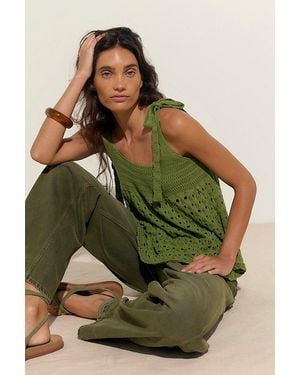 free-est Take Me To The Beach Top By - Green