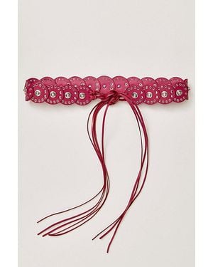 Free People Follow Your Arrow Wrap Belt - Pink