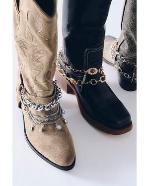 Free People Chain Boot Harness - Blue