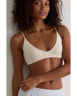 Free People Barely There T-Back Bralette - Brown