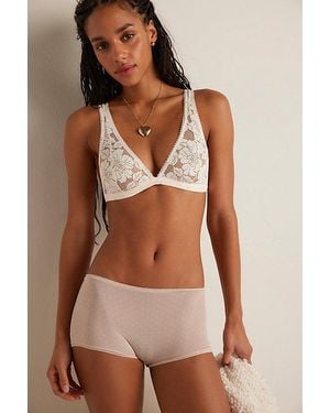 Free People Summer Sheers Shortie Undies - Brown