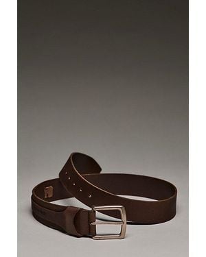 Free People Colt Leather Belt - Grey