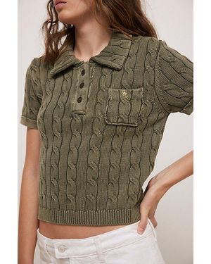 Free People Pocket Polo - Brown