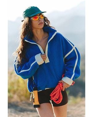 Fp Movement Mountain High Half-Zip Fleece - Blue