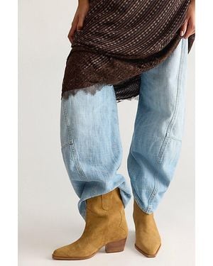 Free People Cat Nap Cowboy Boots - Blue