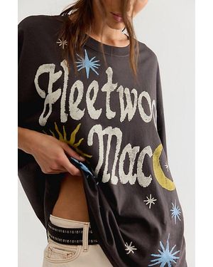 Daydreamer Fleetwood Mac Doodles Oversized Tee - Black