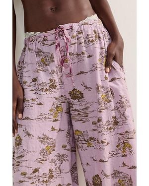 Intimately By Free People On Repeat Pyjama Trousers By - Purple