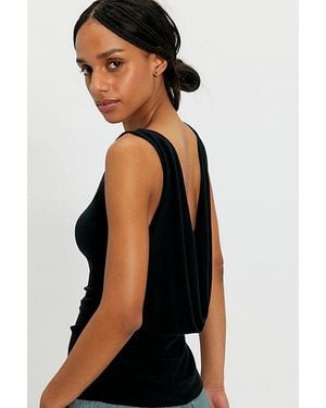 Free People Double Take Tank Top - Black