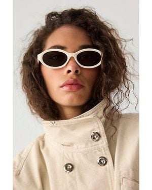 Free People Athena Round Polarized Sunglasses - Multicolour