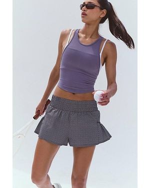 Fp Movement Get Your Flirt On Printed Shorts - Purple