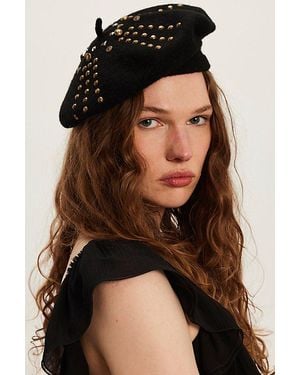 Free People Festival Beret - Black