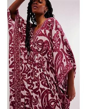 Free People Groovy Baby Maxi Kaftan - Red