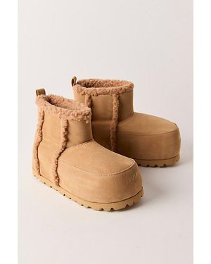 Inuikii Chunky Cosy Boots By - Natural