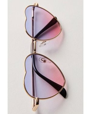 Free People Beating Hearts Baby Sunglasses - Pink