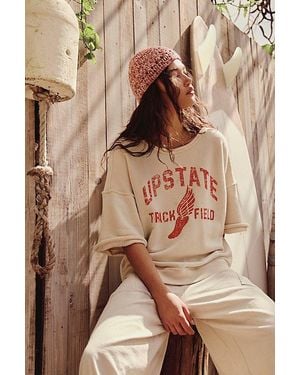 Free People Faded Memory Pullover - Brown