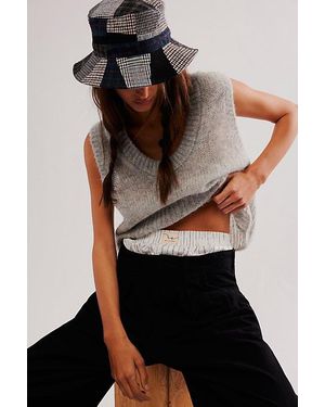 Free People Patched Up Bucket Hat - Black