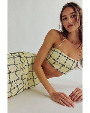 SWF W/F Crop Top High Waisted Set - Brown