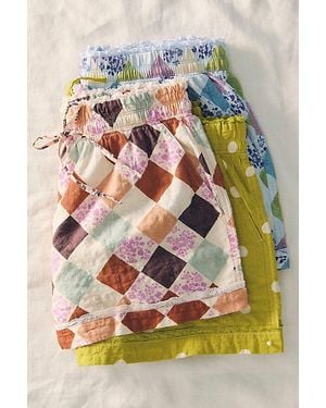 Free People On Repeat Lounge Shorts - Multicolor