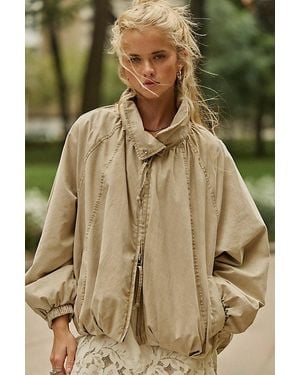 Free People Chelsea Funnel-Neck Jacket - Multicolour