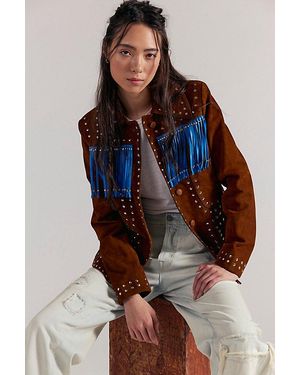 Dan Cassab Linda Suede Jacket - Brown