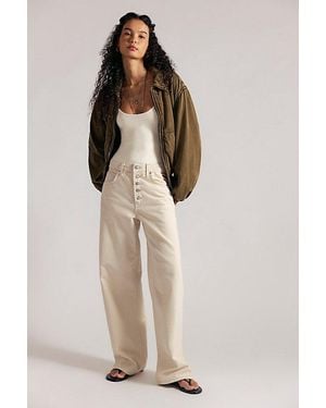 Free People Nia Boyfriend Jeans - Natural