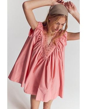 Free People Sundazed Mini Dress - Pink