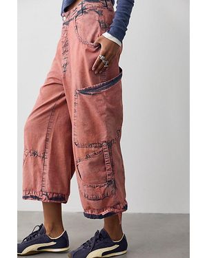 Free People Juniper Low-Rise Crop Pants - Blue