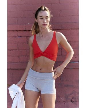 Fp Movement Never Better Reversible Twist Crop - Red