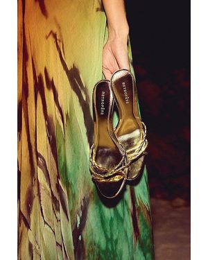 retroféte Karolina Heels - Metallic