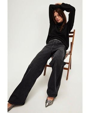 Free People Addie Cashmere Turtleneck Jumper - Black