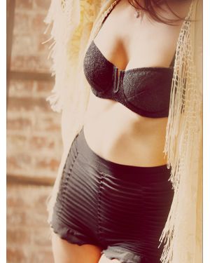 Intimately By Free People Ruched Seamless Shorts - Black