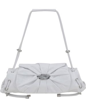 DIESEL Borsa a spalla scrunch-d - Bianco