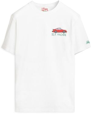 Mc2 Saint Barth T-shirt sex machine - Bianco