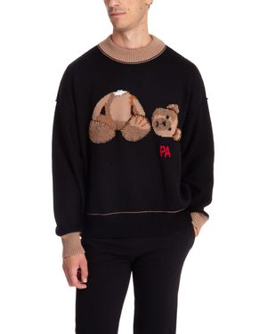 スウェット・トレーナー PALM ANGELS 'Crossroads Bears' sweatshirt Black スウェット・トレーナー Palm Angels 'Crossroads Bears