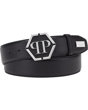 Philipp Plein Hexagon Belt - Black