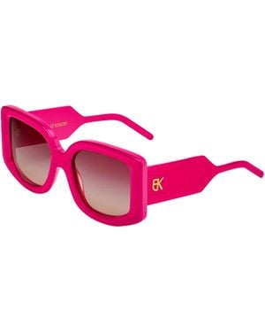 Emmanuelle Khanh Sunglasses 7082 757 Glossy Rose - F - Pink