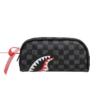 Sprayground Label Shark Toiletry Bag - Black