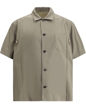 Sacai Short Sleeve Shirt - Grey