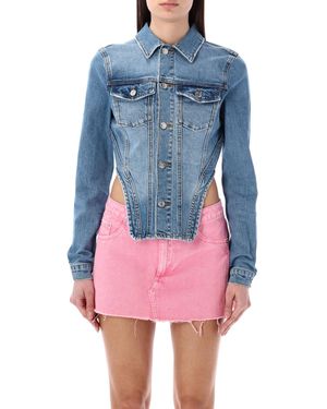 SER.O.YA Carolina Denim Jacket - Blue