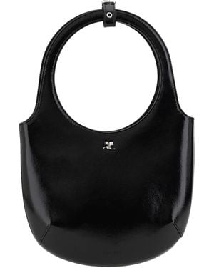 Courreges Borsa hobo holy - Nero