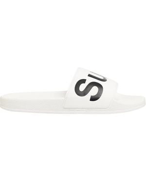 Superga Polysoft Slides - White