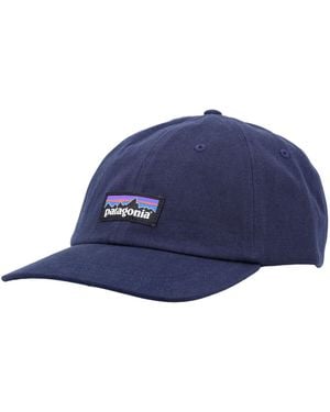 Patagonia Cappello con visiera p-6 label trad - Blu