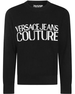 Versace Jeans Couture Logo Jumper - Black