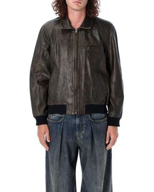 Isabel Marant Giacca in pelle brian - Nero