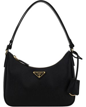 Prada leather hobo bag sales
