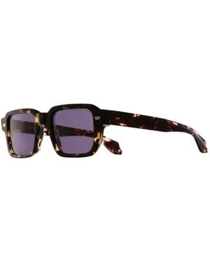 Cutler and Gross Sunglasses 1393-02 50mm Whisky Havana Acetate Sunglasses - White