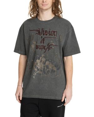 Vision Of Super T-shirt dancing skeletons - Grigio