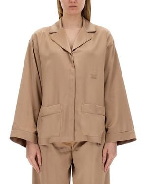 Max Mara Piano Potter Blouse - Natural