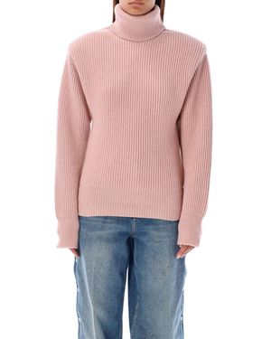 Stella McCartney High Neck Cashmere Jumper - Blue